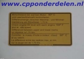 911378 Sticker Motoroliestand `81-`89