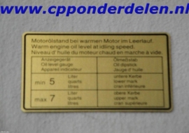 911253 Sticker Motoroliestand `65-`72