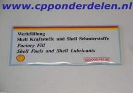 911087 Shell sticker
