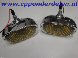 911549 Mistlamp (set van 2) geel glas