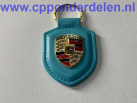 911707 Porsche sleutelhanger zachtblauw