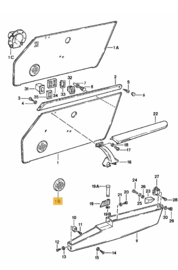 911864 Speakerkap deur (set van 2)