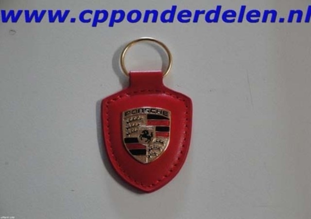 911234 Porsche sleutelhanger rood