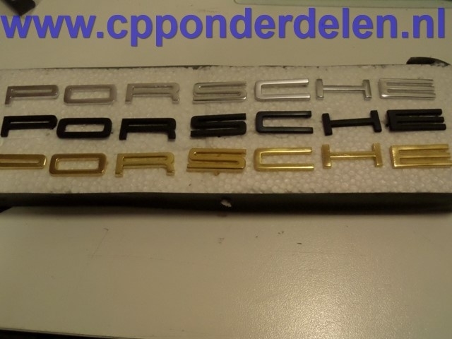 keten Annoteren Aanvrager 901038 Porsche letters chroom | Carrosserie delen | CPPonderdelen