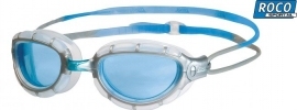 Zoggs Predator Blue-Silver Clear