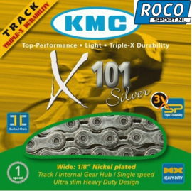 KMC X101 Silver baanketting