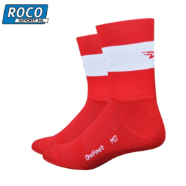 DeFeet Aireator High Top Sock Red