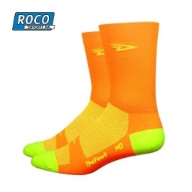 DeFeet Hi Vis Orange wielersok