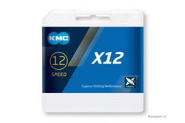 KMC ketting X12 zilver 126L