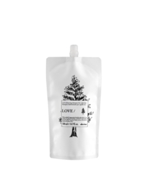 LOVE/ Curl REFILL  500ML Hergebruik, Verminder, Recycle