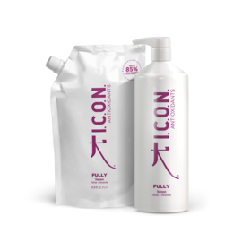 fully Shampoo 1000ml navulling met hervulbare aluminium I.C.O.N. literfles.