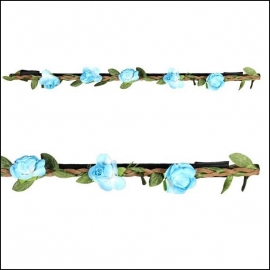 haarbandje little roses teal