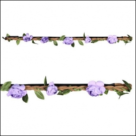 haarbandje little roses purple