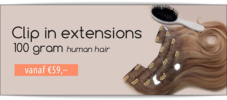 Clip in extensions human hair