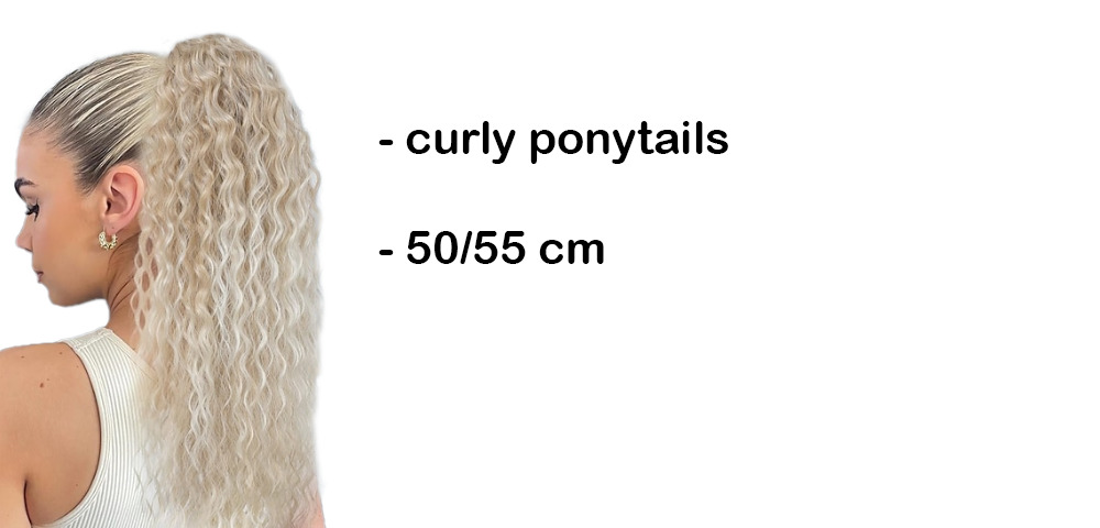 ponytails curly's