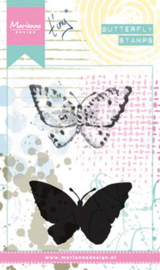 MM1614 Cling stamp - Tiny's butterfly 2