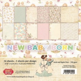 Craft & You paper pad new baby born
