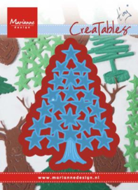Creatables LR0490 Tiny's Christmas tree with stars