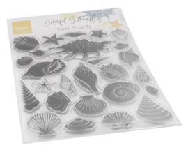CS1061 Clear stamps - Colorfull Silhouette - Sea Shells
