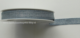 KH1008 Mixed Lurex Ribbon Blue/Silver 15mm