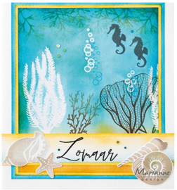 CS1061 Clear stamps - Colorfull Silhouette - Sea Shells