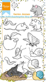 HT1614 Clear stamps - Garden animals