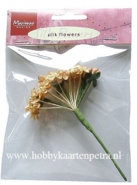 Silk flowers vintage JU0855