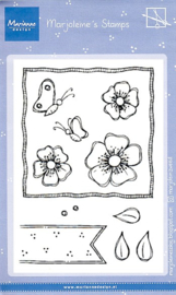 MZ1902 Clear stamps - Marjoleine's anemones