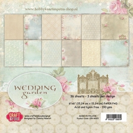 Craft & You paper pad Wedding Garden