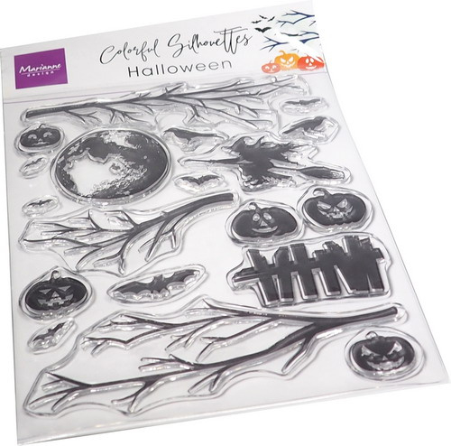 Clear stamps  CS1111 - Colorfull silhouettes - Halloween