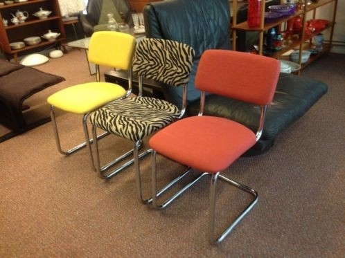 Wonderlijk Gispen look-a-like design chrome base chairs | SOLD CHAIRS | RePop DX-82