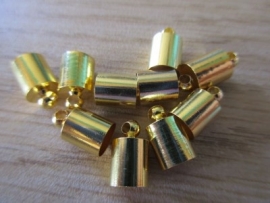 Eindkapje Goud 10 x 6 mm