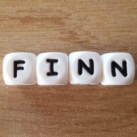 Naam in Siliconen Letters: Finn