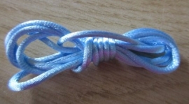 Satijnkoord Blauw - 3 mm