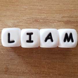 Naam in Siliconen Letters: Liam