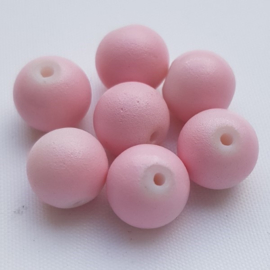 Glaskralen Soft Pink - 10 mm