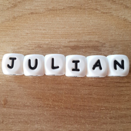 Naam in Siliconen Letters: Julian
