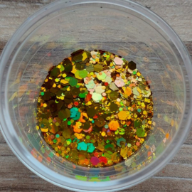 Holografische Glitter Mix - Gold