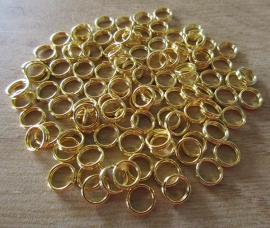 Splitring Goud 6 x 0,7 mm