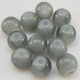 Glaskralen Opal - Monument Grey 8 mm