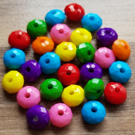 Abacus Disc 8 x 5 mm - Mix Color