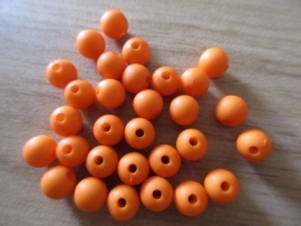 Rond Oranje Mat 6 mm