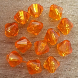 Bicone Facet - Crystal Oranje