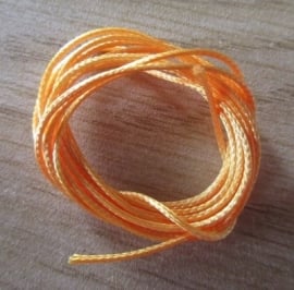 Waxkoord Oranje - 0,5 mm