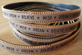 Terra Brown - Wish Dream Believe - met Schakelketting