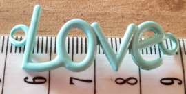 Love - Pastel Turquoise Groen