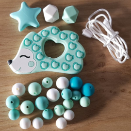 DIY Pakket Siliconen - Egel Mint - 30% Korting