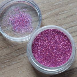 Rond doosje glitter - Roze - 30% Korting