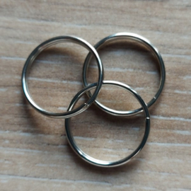 Ring 20 mm - Rhodium