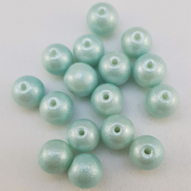 Pearl Glitter - Pastel Mint Blue 8 mm